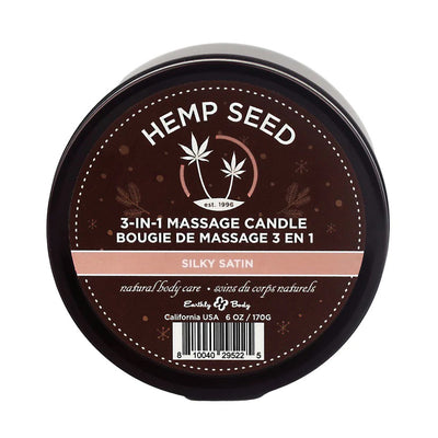 "3-in-1 Massage Candle - 6 Oz. - Silky Satin EB-HSCH022C"