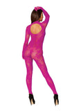 "Bodystocking With Finger Gloves - One Size - Azalea DG-0416AZAOS"