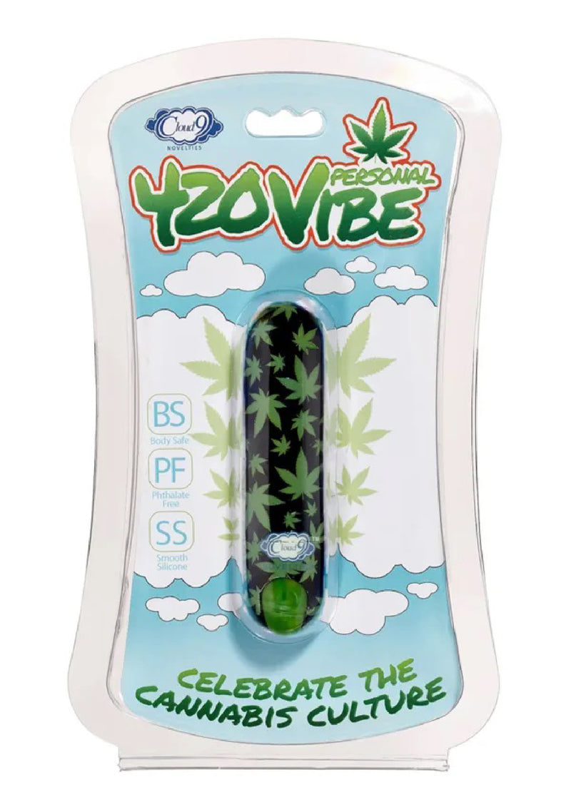 "420 Stubby Vibe Cannabis Leaf - Black/green WTC601"