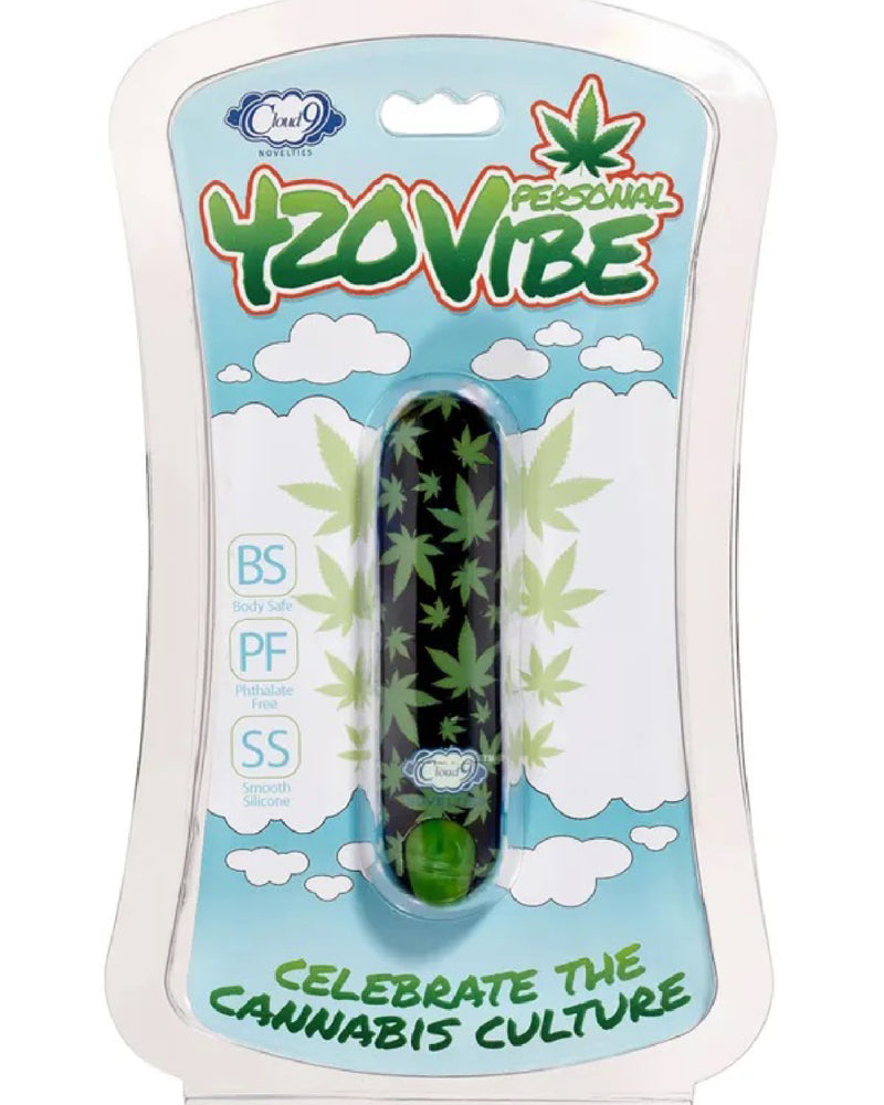 "420 Stubby Vibe Cannabis Leaf - Black/green WTC601"