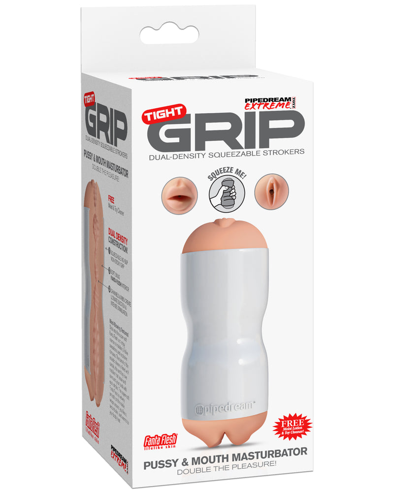 Pipedream Extreme Tight Grip Pussy and Mouth Masturbator