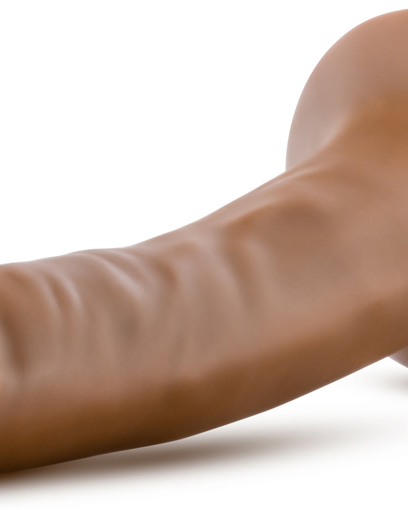 "Dr. Skin Silicone - Dr. Lucas - 5 Inch Dong With Suction Cup - Mocha BL-54517"