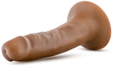 "Dr. Skin Silicone - Dr. Lucas - 5 Inch Dong With Suction Cup - Mocha BL-54517"