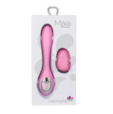 Harmonie Rechargeable Remote Silicone Bendable Vibrator - Pink