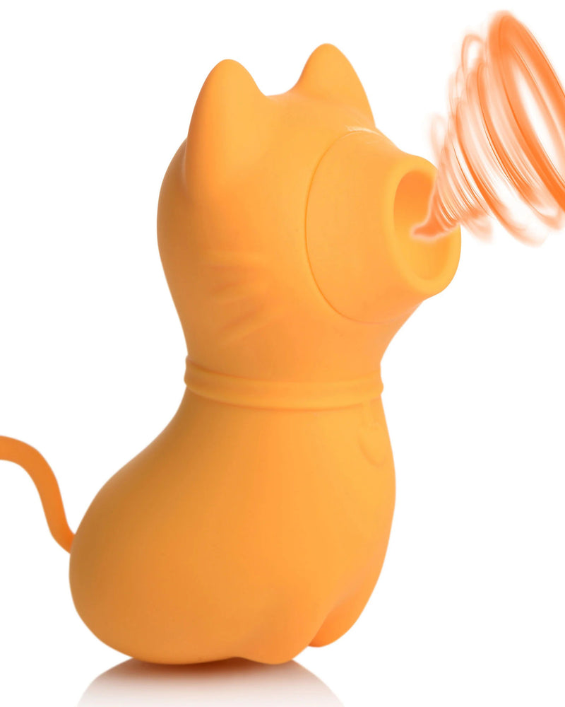 Sucky Kitty 7x Clitoral Stimulator - Orange
