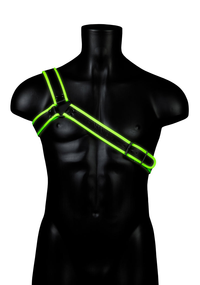 "Gladiator Harness - Large/xlarge - Glow in the Dark OU-OU761GLOLXL"