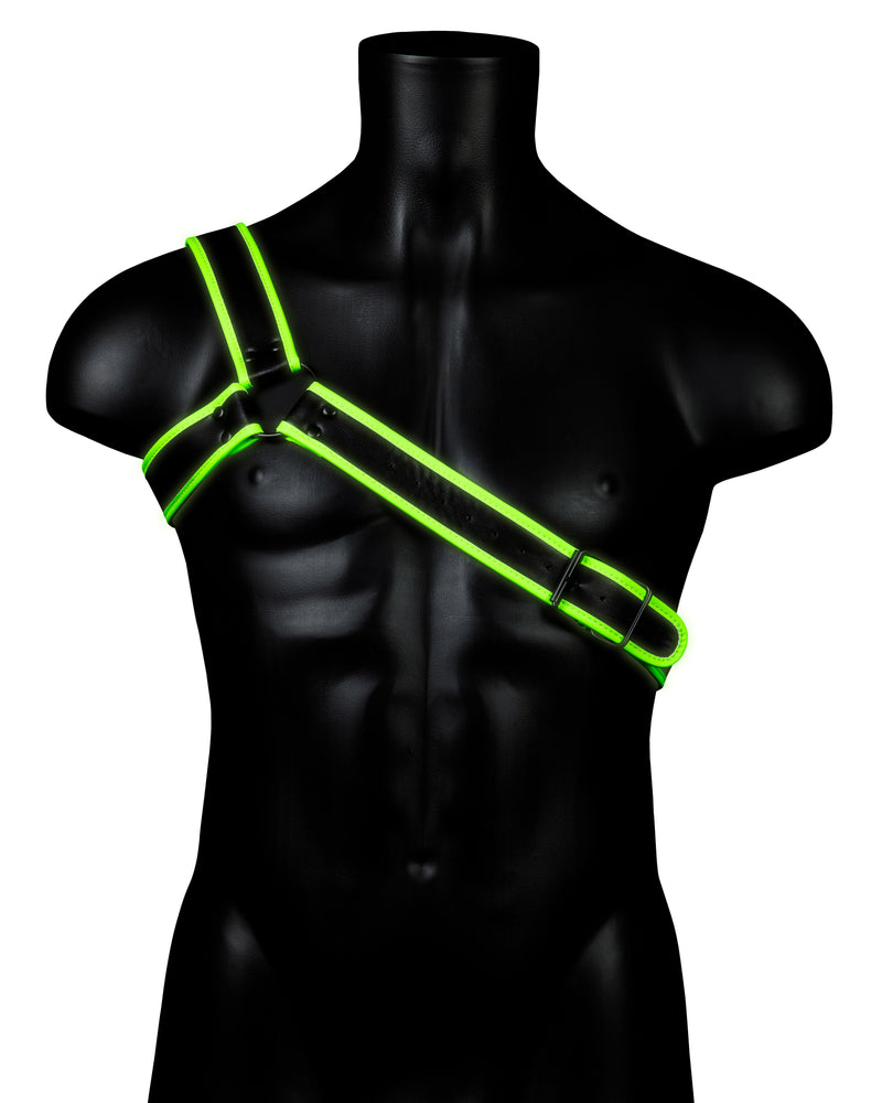 "Gladiator Harness - Large/xlarge - Glow in the Dark OU-OU761GLOLXL"