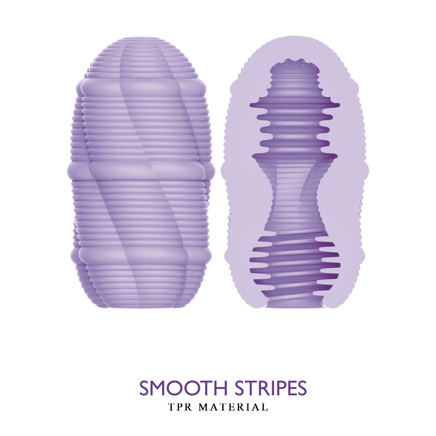 "Pretty Love - Smooth Stripes Cupid-X - Purple BI-014931-3"