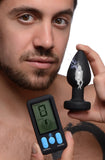 E-Stim and Vibrating Anal Plug - Black