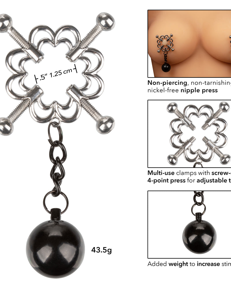 "Nipple Grips 4-Point Weighted Nipple Press SE2551052"