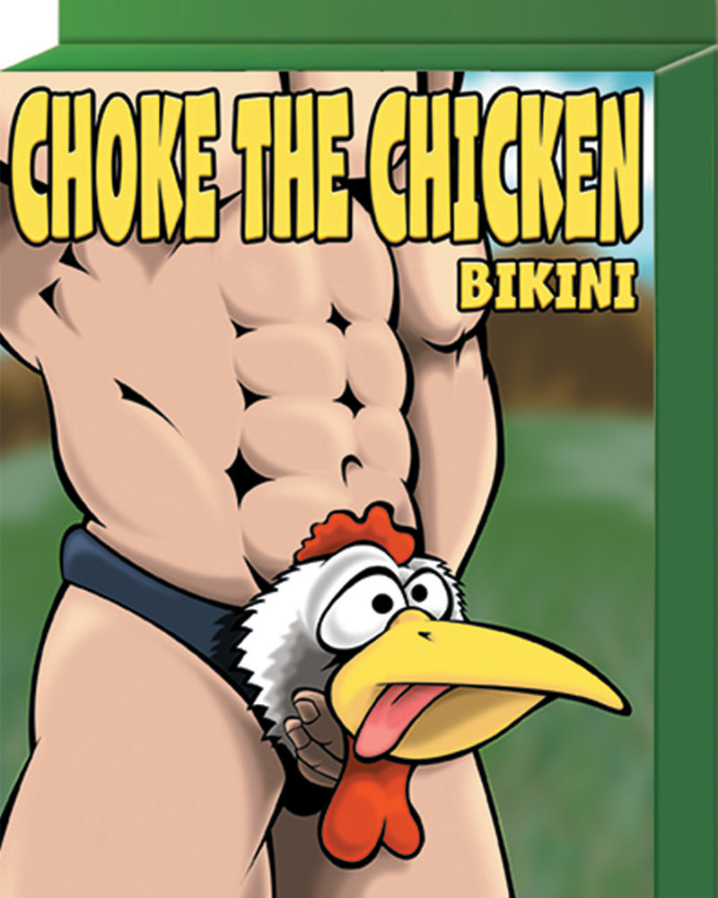 "Choke the Chicken Bikini - One Size - Black MP-PAK725BKOS"