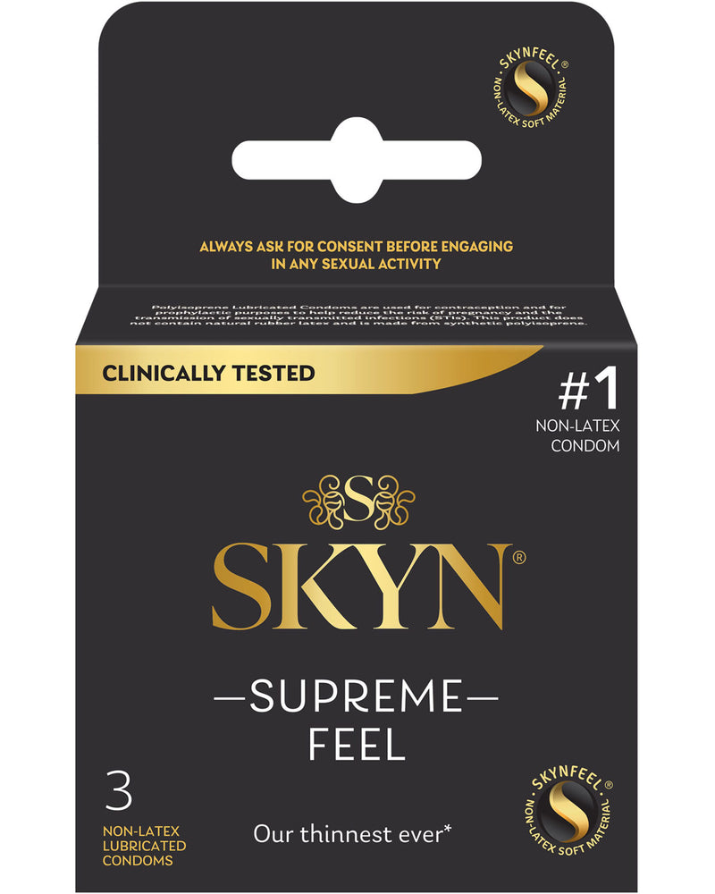 Skyn Supreme Feel 3 Count Condoms