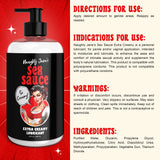 "Naughty Jane's Sex Sauce Extra Creamy Lubricant 16 Oz NJ-AH397-16OZ"