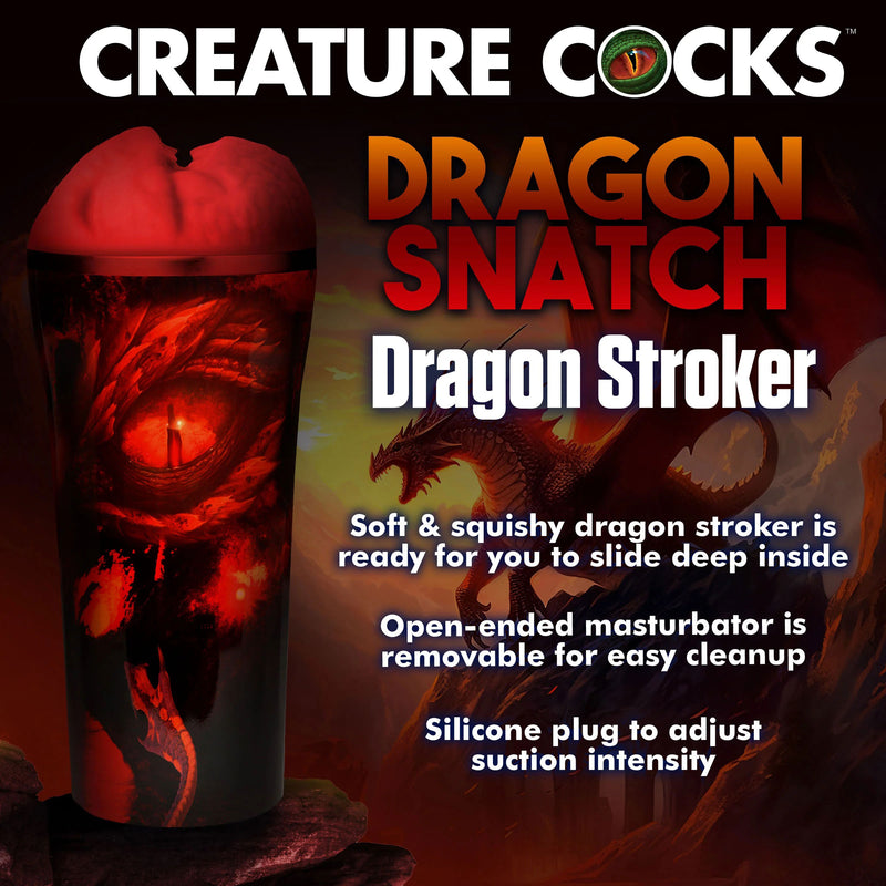 "Dragon Snatch Dragon Stroker - Red CC-AH243-RED"