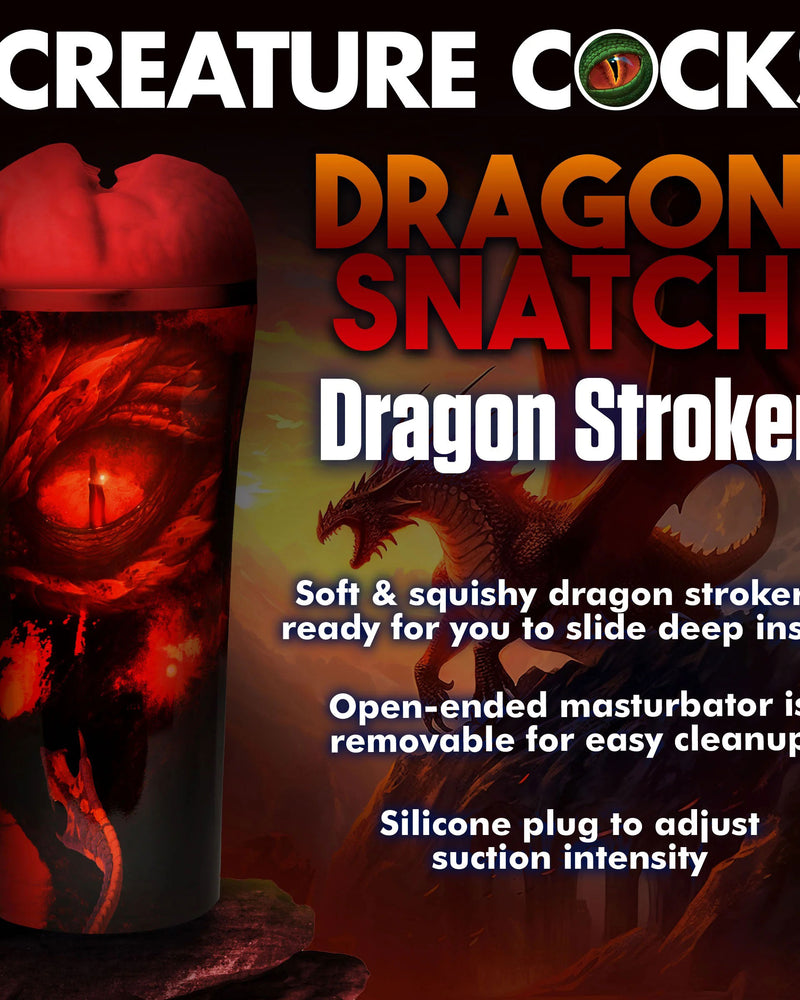 "Dragon Snatch Dragon Stroker - Red CC-AH243-RED"