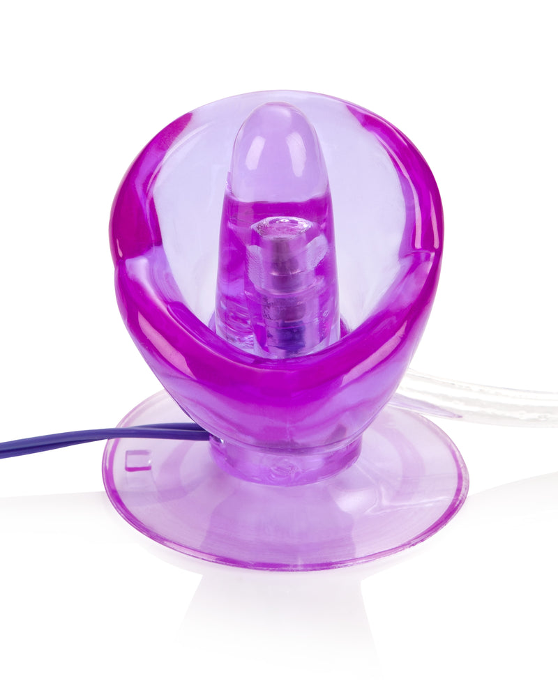 Shane's World Vibrating Turbo Suction Tongue - Purple