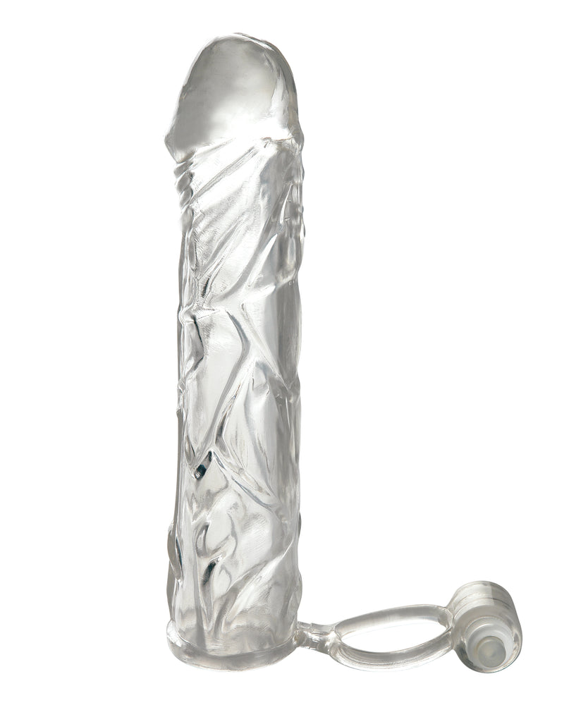 Fantasy X-Tensions Vibrating Super Sleeve - Clear