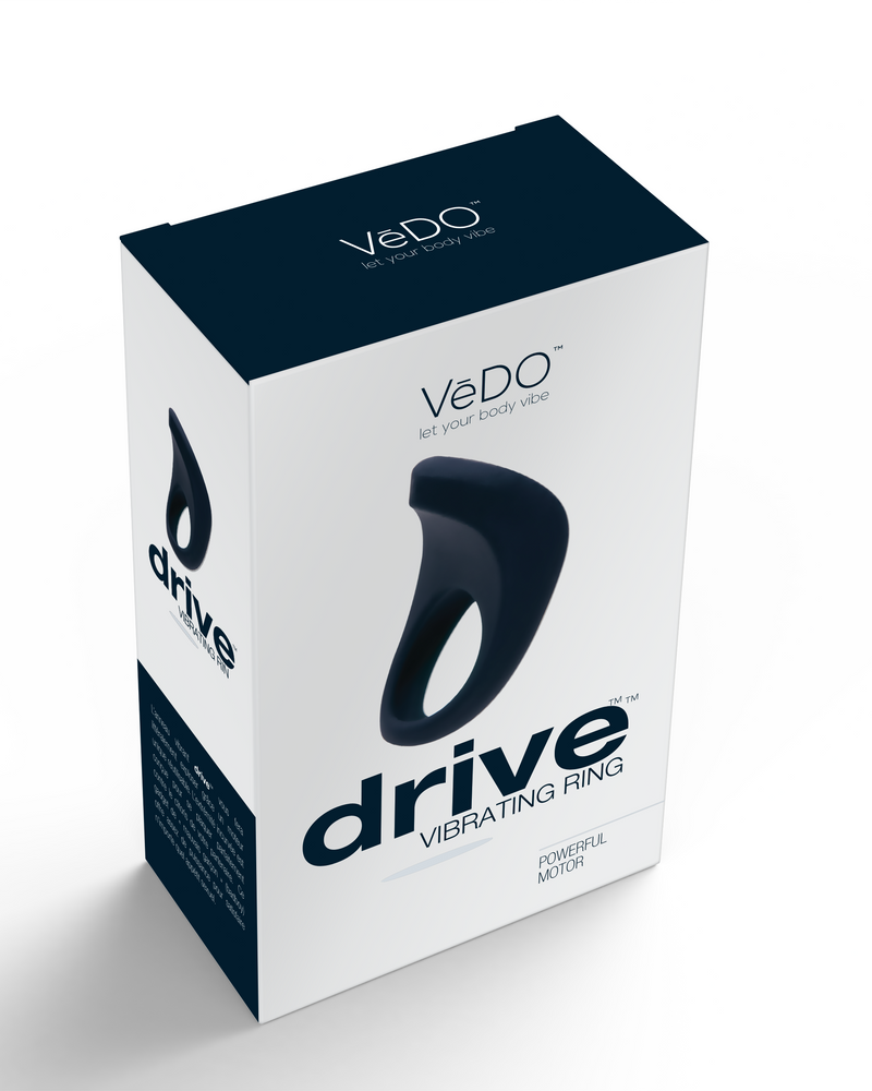 "Drive Vibrating Ring - Just Black VI-R0308"