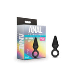 "Anal Adventures - Platinum - Silicone Loop Plug - Small - Black BL-10785"