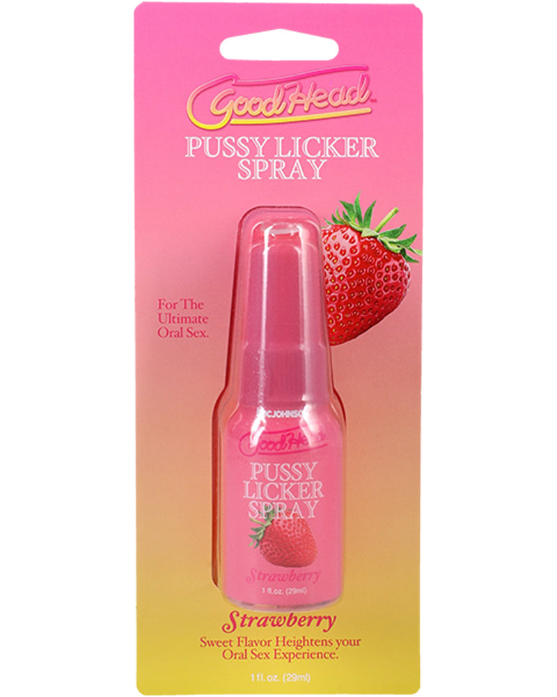 Goodhead Pussy Licker Spray Strawberry 1 Fl Oz