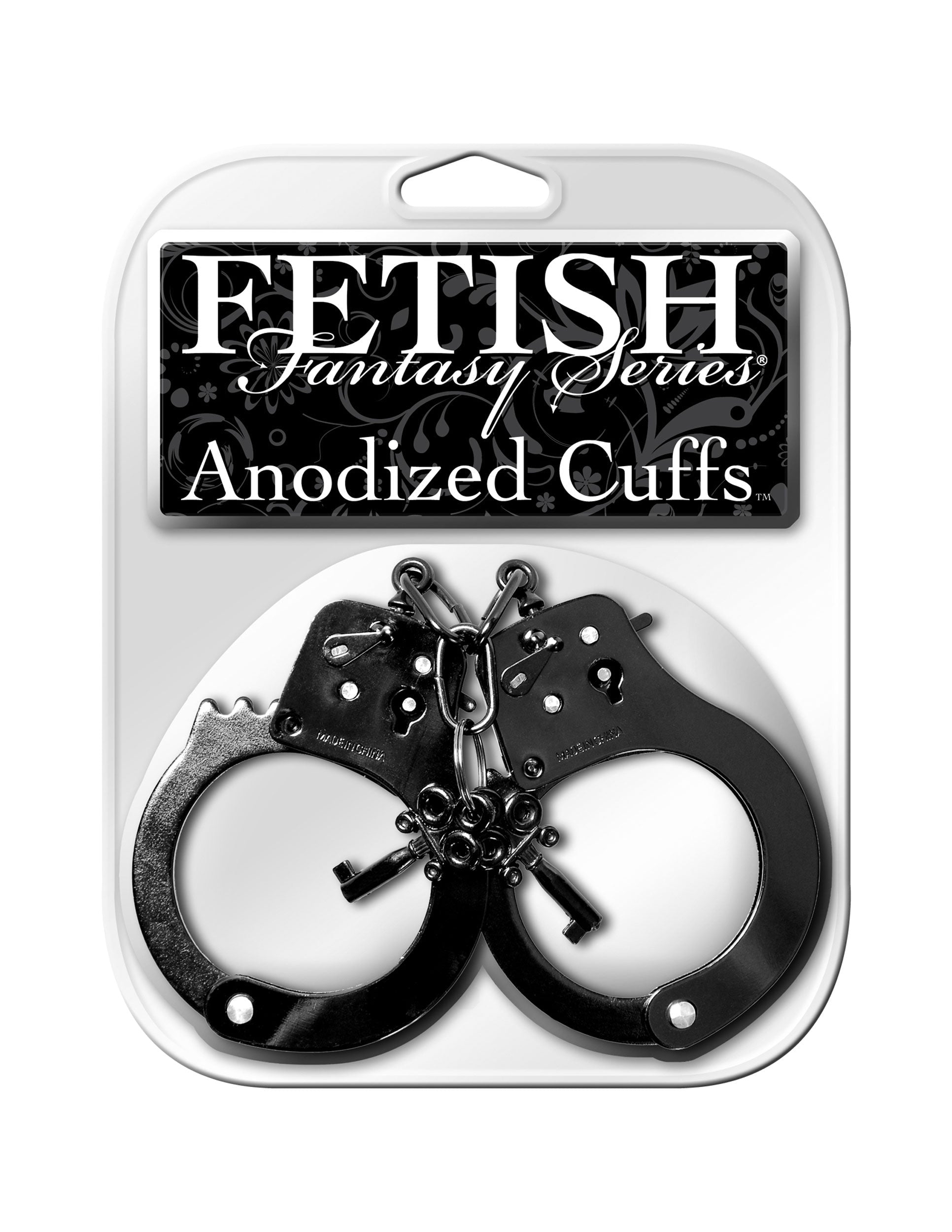 "Fetish Fantasy Series Anodized Cuffs - Black PD3816-23"