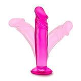 B Yours - Sweet n' Small 6 Inch Dildo With Suction Cup - Pink