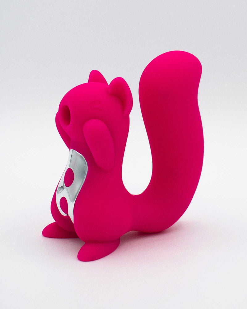 Screaming Squirrel Air Pulse and G-Spot Vibrator - Pink