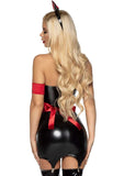 "Naughty Nurse Costume - Medium - Black/red LA-86926BLKM"