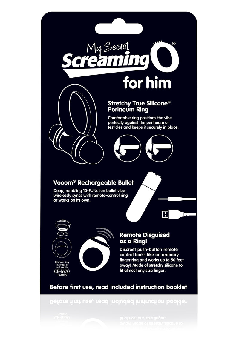 My Secret Bullet and Ring for Him - Black