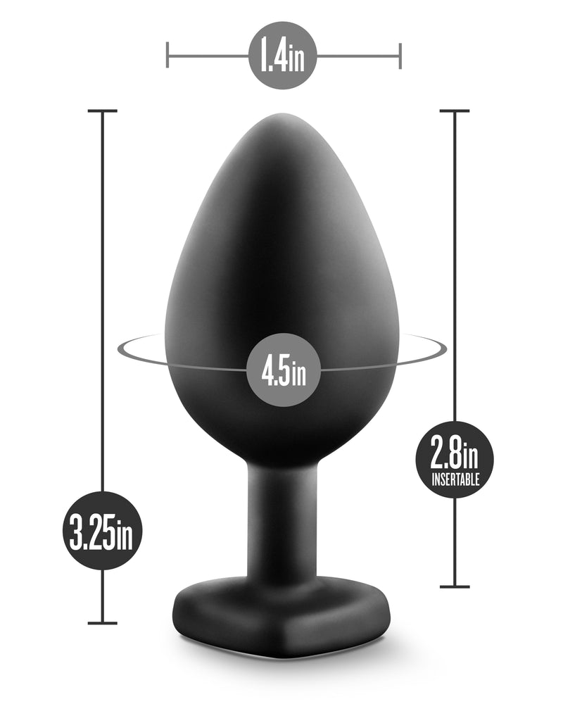Temptasia - Bling Plug - Medium - Black