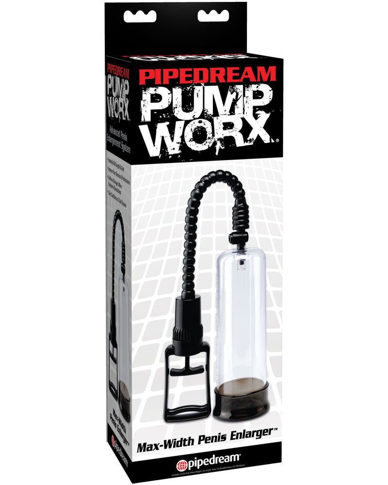 Pump Worx Max-Width Penis Enlarger - Black