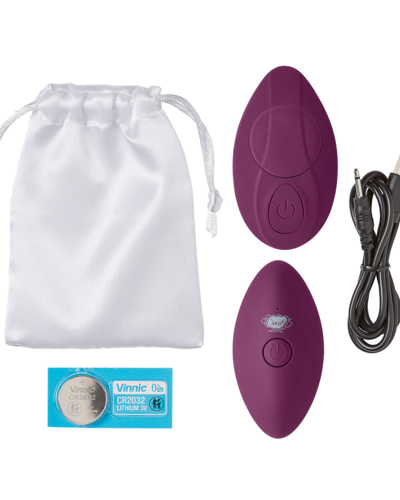 "Cloud 9 Panty Pleasures Magnetic Panty Vibe - Plum WTC958"