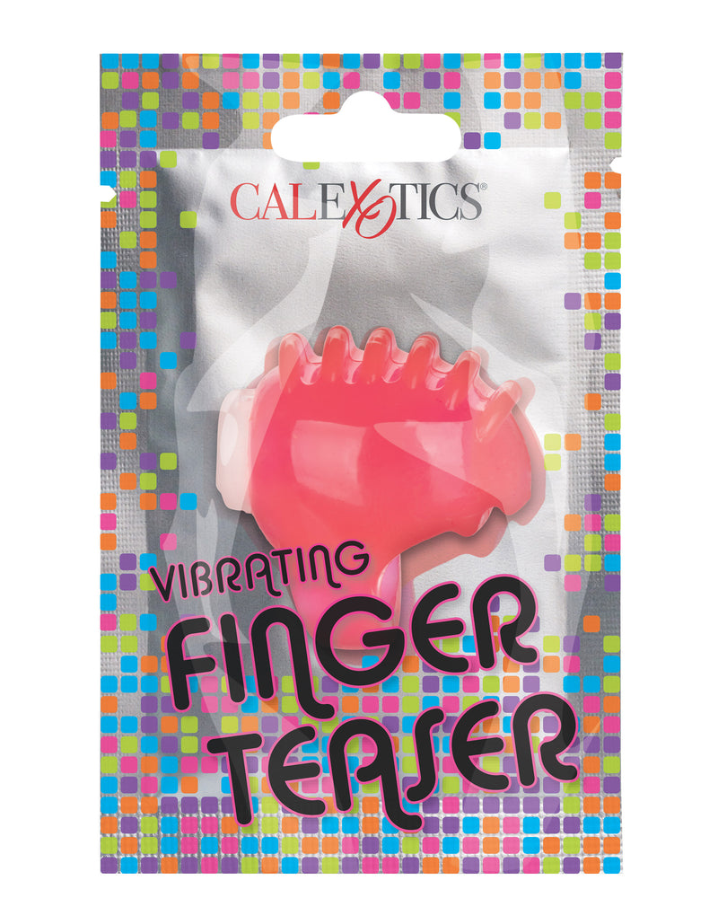 "Foil Pack Vibrating Finger Teaser - Pink SE8000701"