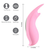 Sera Clitoral Lay-on Bullet Vibrator - Pink