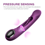 Tempo App-Controlled Tapping G-Spot Vibrator - Purple