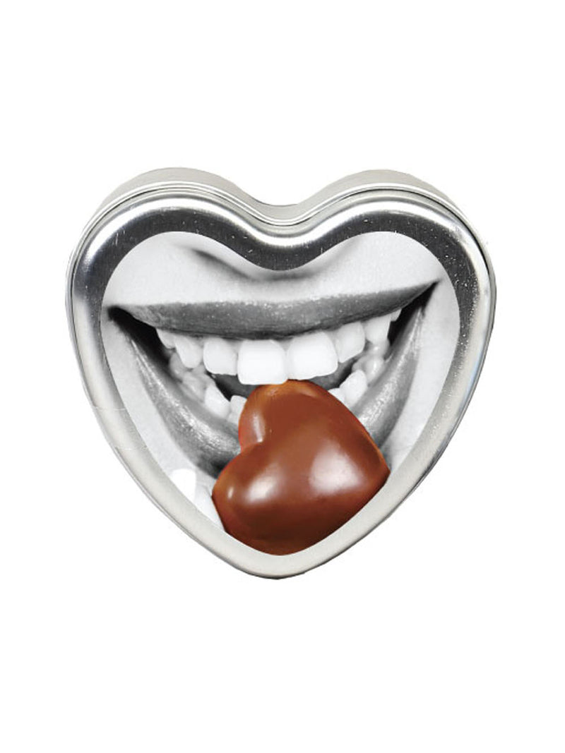 "Edible Heart Candle- Chocolate - 4 Oz. EB-HSCK005"