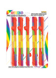 "Rainbow Pecker Straws - 10 Pack HTP3250"