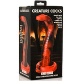 King Cobra King Cobra Silicone Dildo - Red