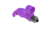 The 9's Flirt Finger Bunny Finger Vibrator - Purple