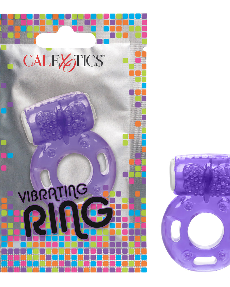 Foil Pack Vibrating Ring - Purple