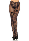 Fleur De Lace Illusion Tights - One Size