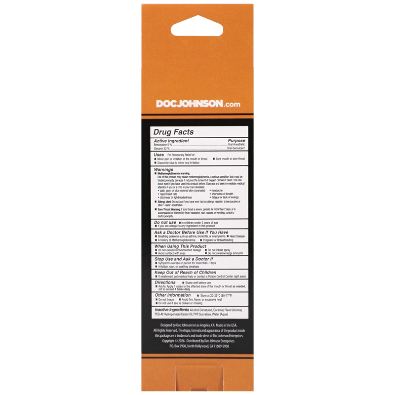 Goodhead - Deep Throat Spray - Salted Caramel - 2 Fl. Oz.