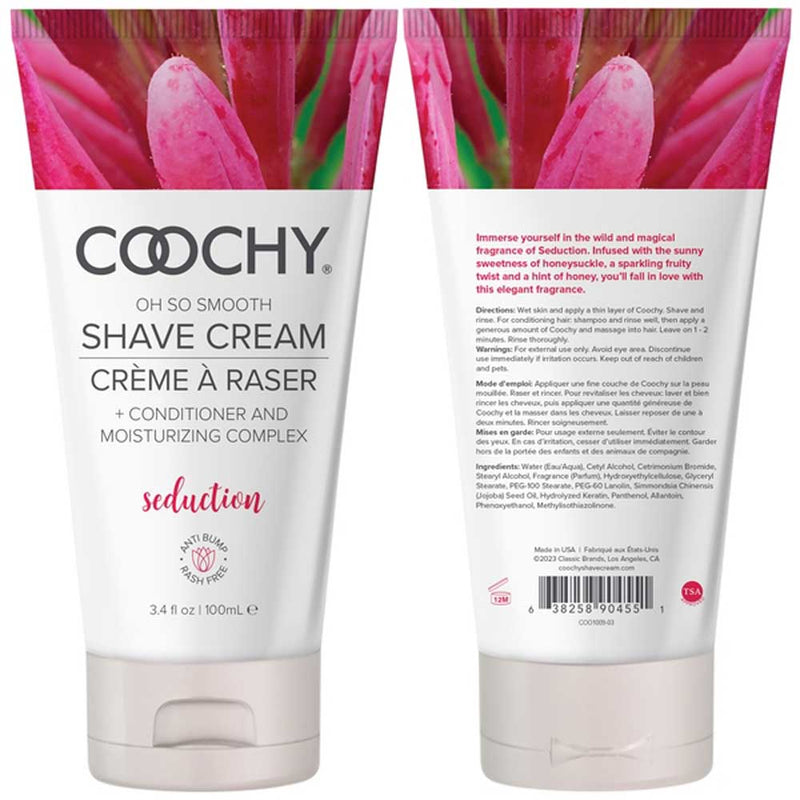 "Coochy Oh So Smooth Shave Cream - Seduction - 3.4 Oz COO1009-03"