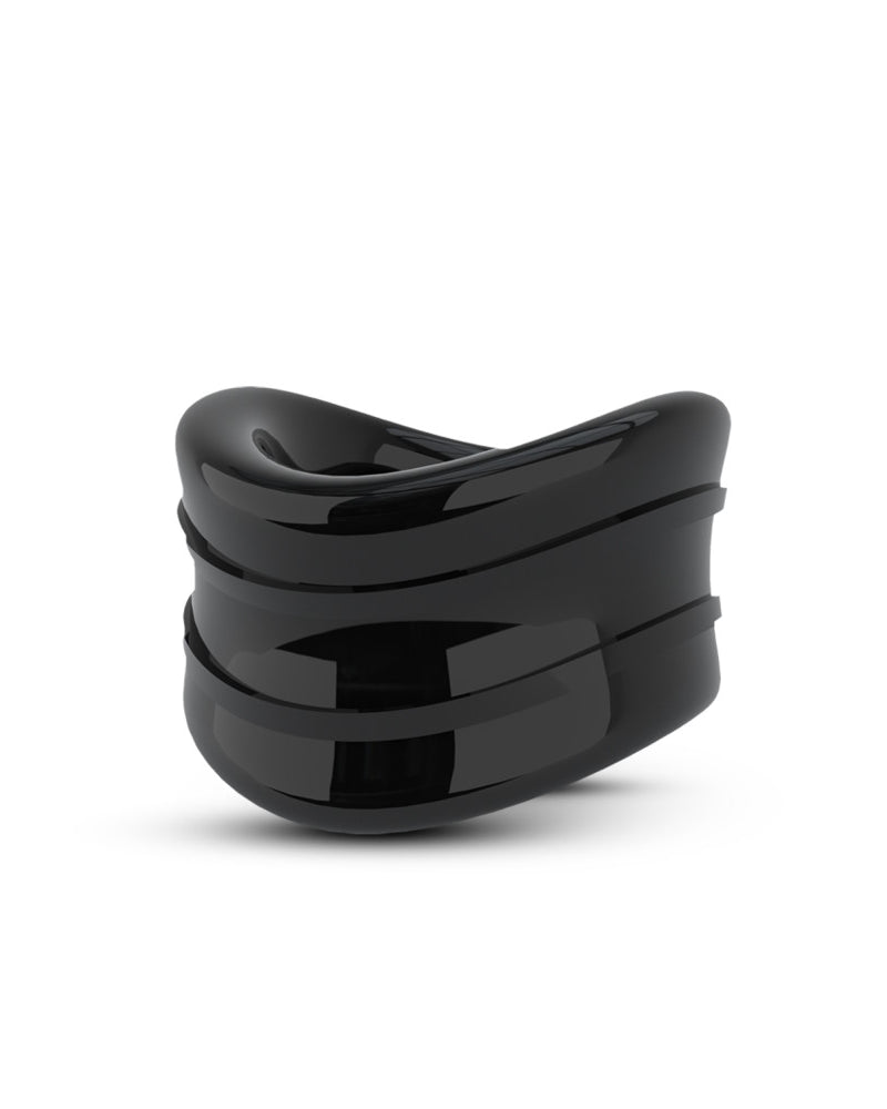 "Stay Hard - Beef Ball Stretcher Snug - 1 Inch Diameter - Black BL-93305"