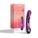 Tempo App-Controlled Tapping G-Spot Vibrator - Purple