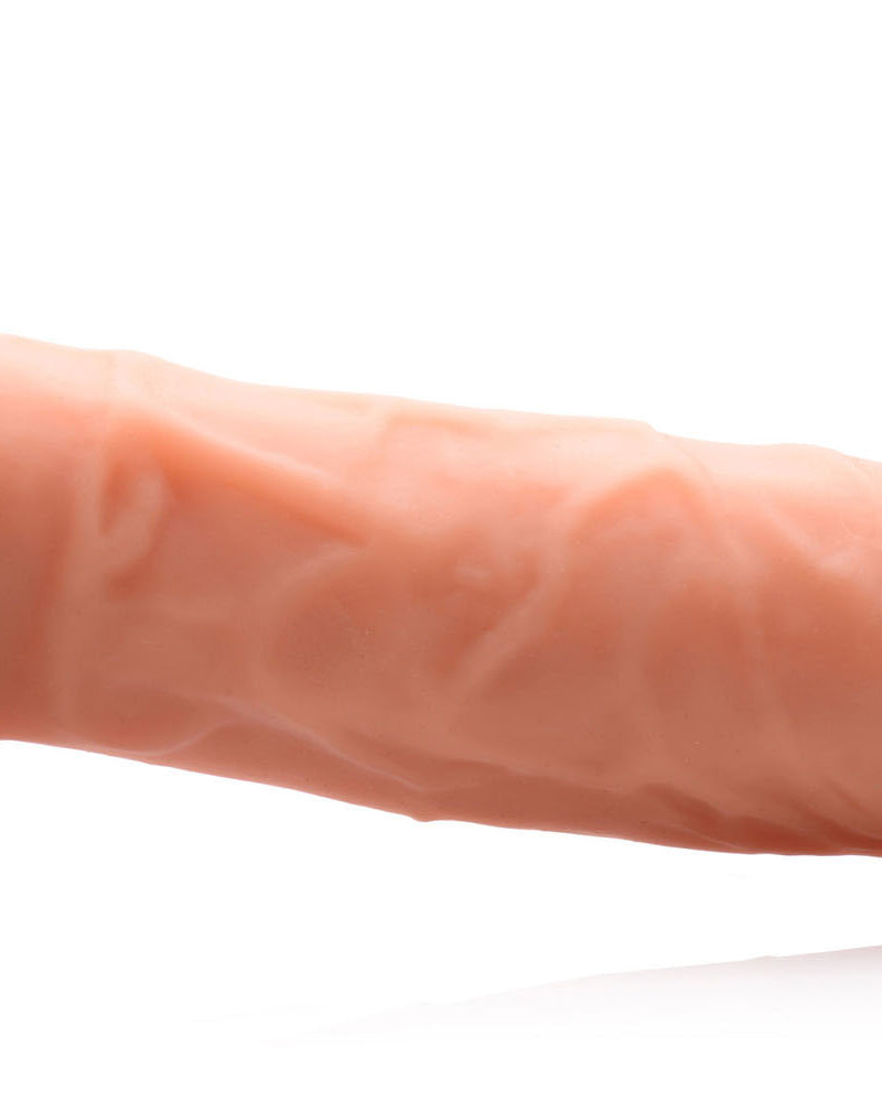 "Power Pecker 7 Inch Silicone Dildo with Balls - Flesh SU-AG371FLSH"