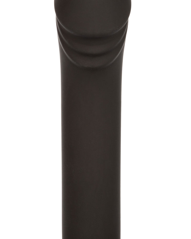 Silicone Curved Anal Stud - Black