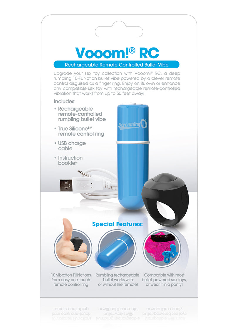 Charged Vooom Remote Control Bullet - Blue