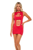 Can't Commit Dress - One Size - Red