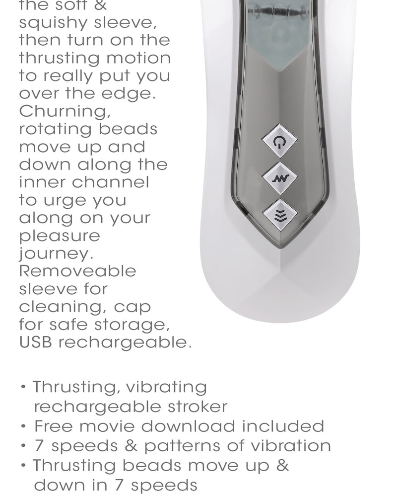 "Stroking Buddy - White ZE-RS-2833-2"